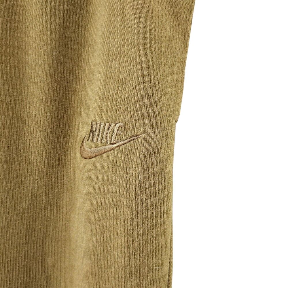 Nike Women's Joggers Size M Olive Green on Green Spellout Logo Drawstring Waist - Picture 5 of 9